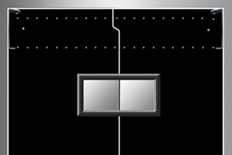 Model 500 - 1000 flexible traffic door, access door, swing door