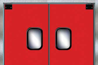 Model 9000 - 9000V rigid traffic door, swing door, access door