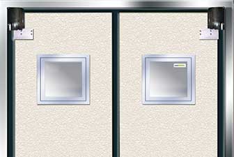 Energy Door rigid traffic door, access door, swing door