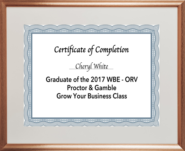 WBE-ORV Proctor & Gamble